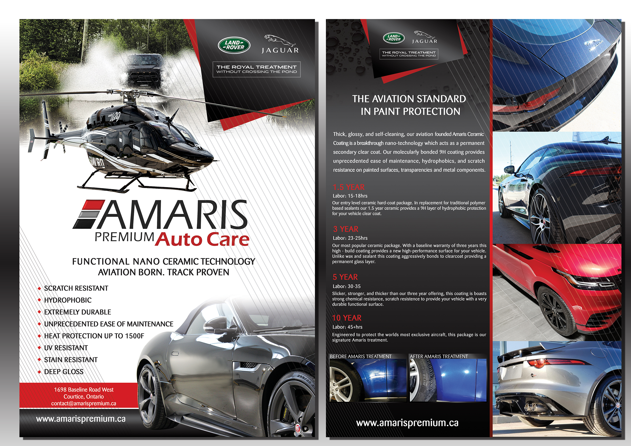 Flyer Design by Rozita for Amaris Premium Auto Care | Design #22204685
