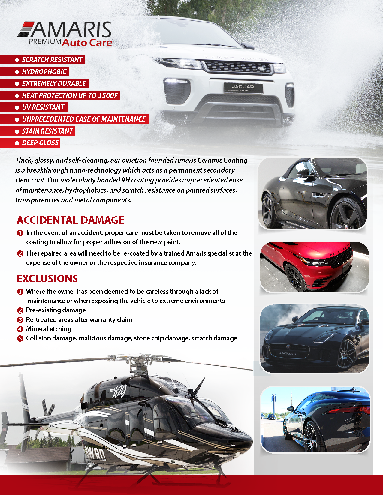 Flyer Design by aneela for Amaris Premium Auto Care | Design #22235325