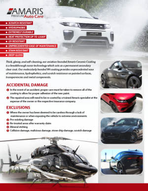 Flyer Design by aneela for Amaris Premium Auto Care | Design: #22235325