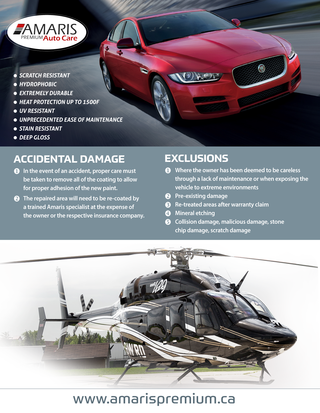 Flyer Design by aneela for Amaris Premium Auto Care | Design #22235469