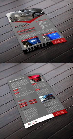 Flyer Design by debdesign for Amaris Premium Auto Care | Design: #22197621