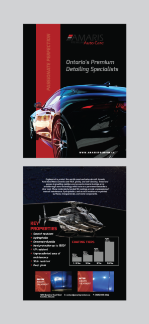 Flyer Design by Benson M. for Amaris Premium Auto Care | Design #22241192