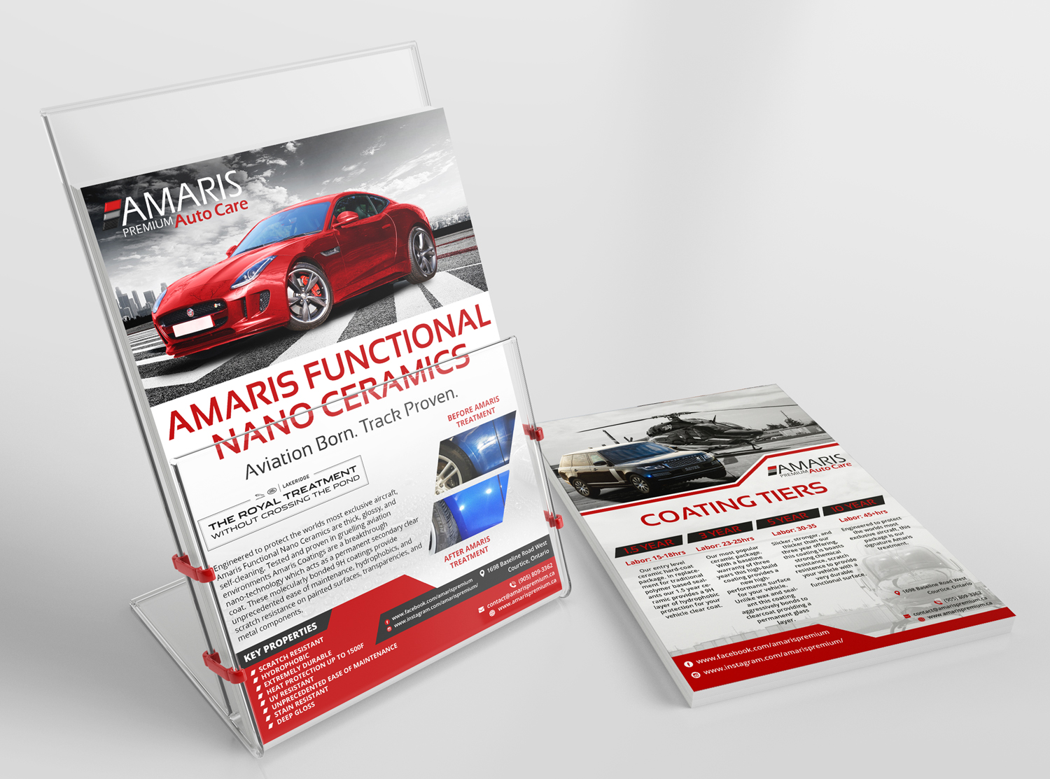 Flyer Design by TSU Creations for Amaris Premium Auto Care | Design #22233814