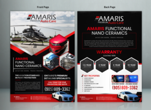 Flyer Design by SAI DESIGNS for Amaris Premium Auto Care | Design #22208412
