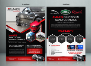 Flyer Design by SAI DESIGNS for Amaris Premium Auto Care | Design: #22266721