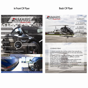 Flyer Design by Langeliica for Amaris Premium Auto Care | Design: #22218239