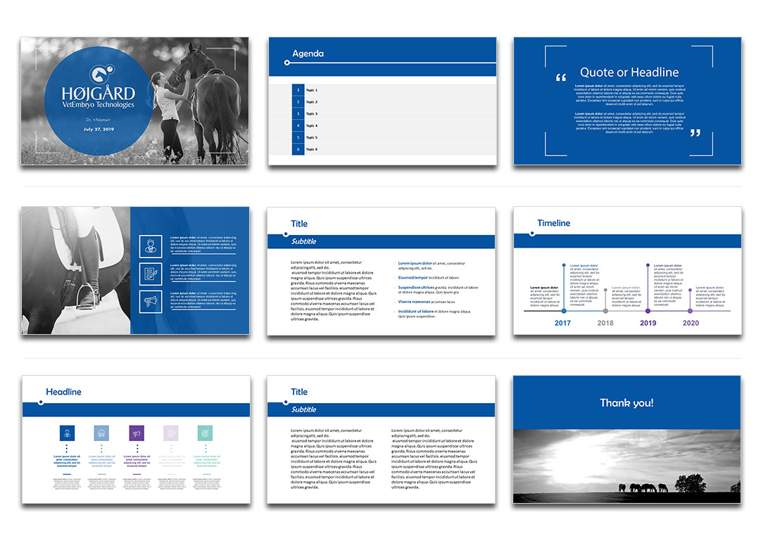 PowerPoint Design by Crystal-CDMKE for Vet InVitro | Design #22241356