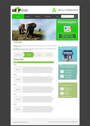 Web Design by Jagannath for this project | Design: #704557