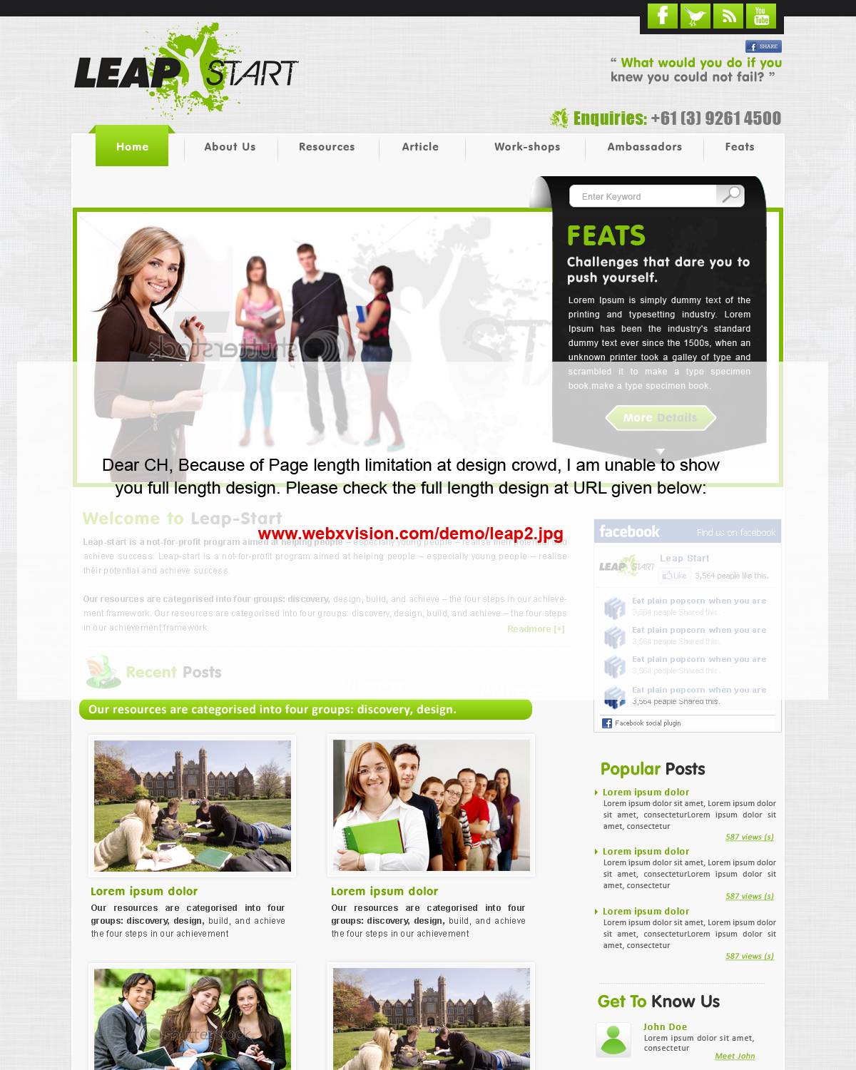Web-Design von webxvision für dieses Projekt | Design #718164