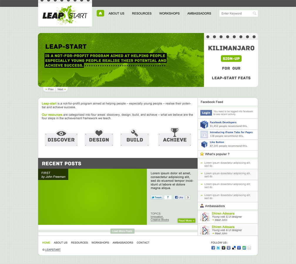 Web-Design von Enliven für dieses Projekt | Design #706591