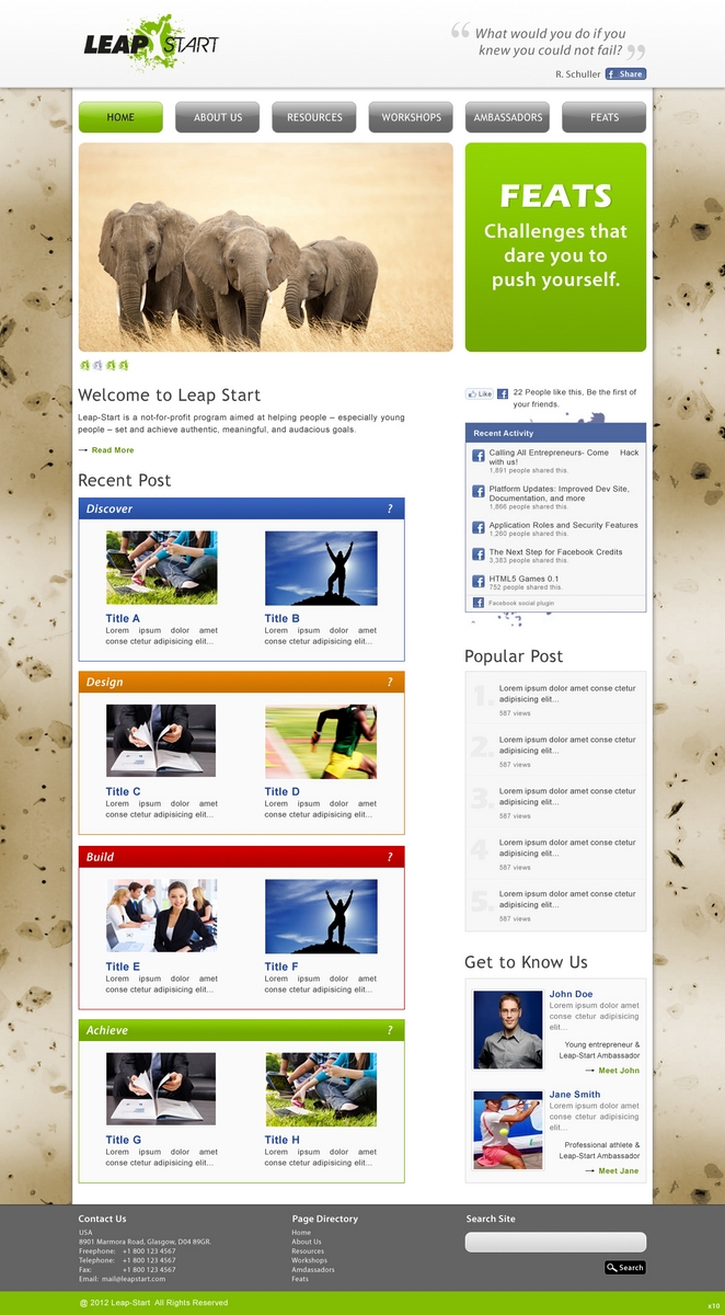 Web Design by pb for this project | Design #722194