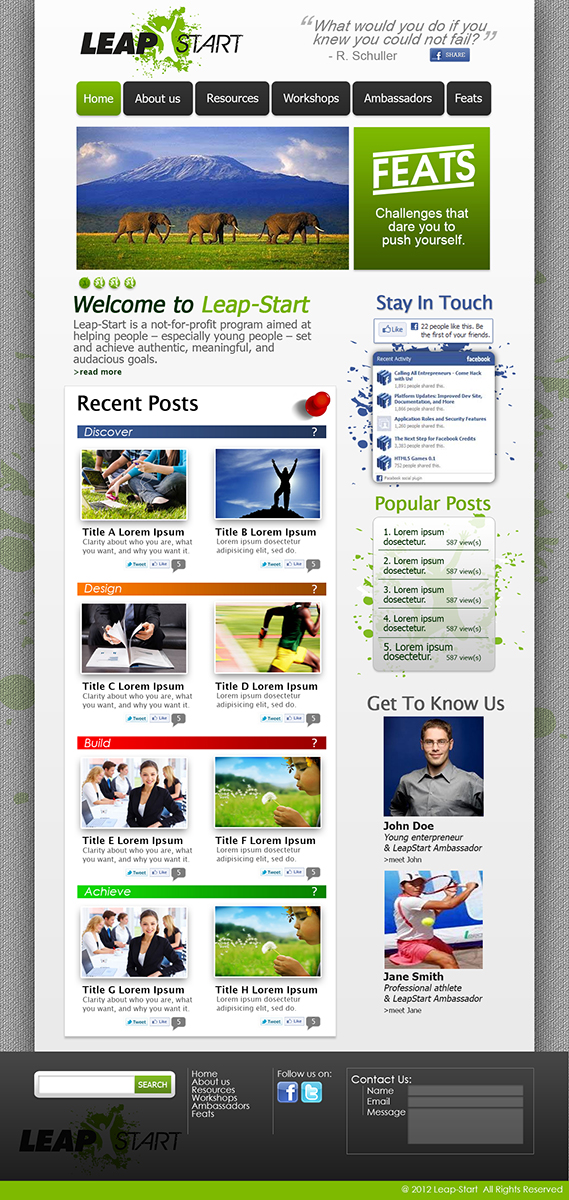 Web Design par manuelpolaina pour ce projet | Design #722123
