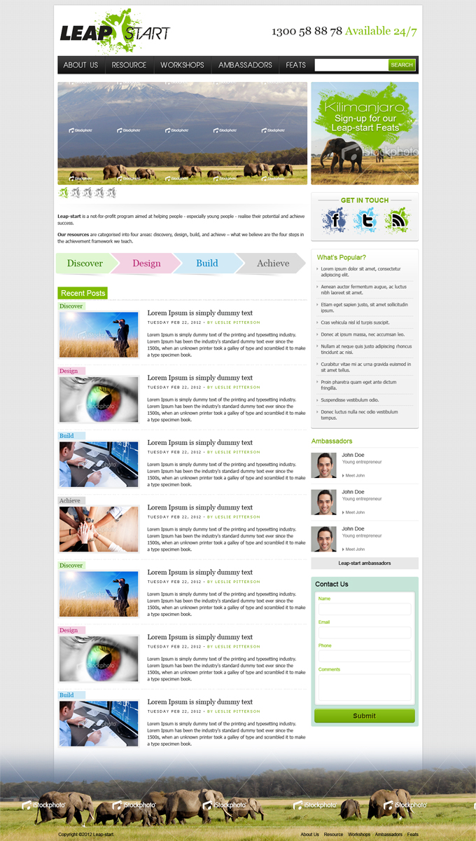 Web Design par ShreejiAkshar pour ce projet | Design #711012