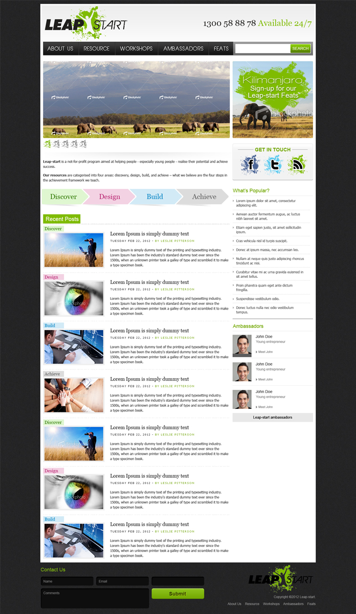 Web Design by ShreejiAkshar for this project | Design #711013