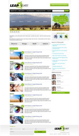 Web Design by ShreejiAkshar for this project | Design: #711079