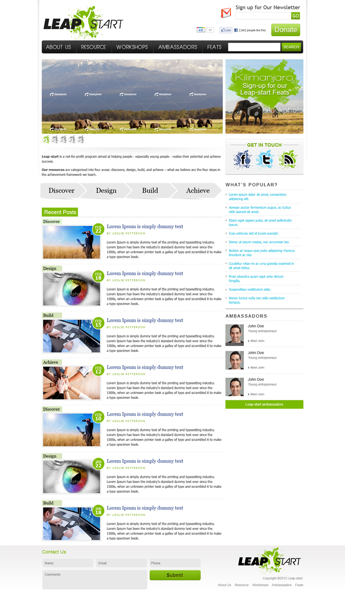 Web-Design von ShreejiAkshar für dieses Projekt | Design #711115