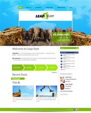 Web Design by Black Stallions Impressive Solutions for this project | Design #715122