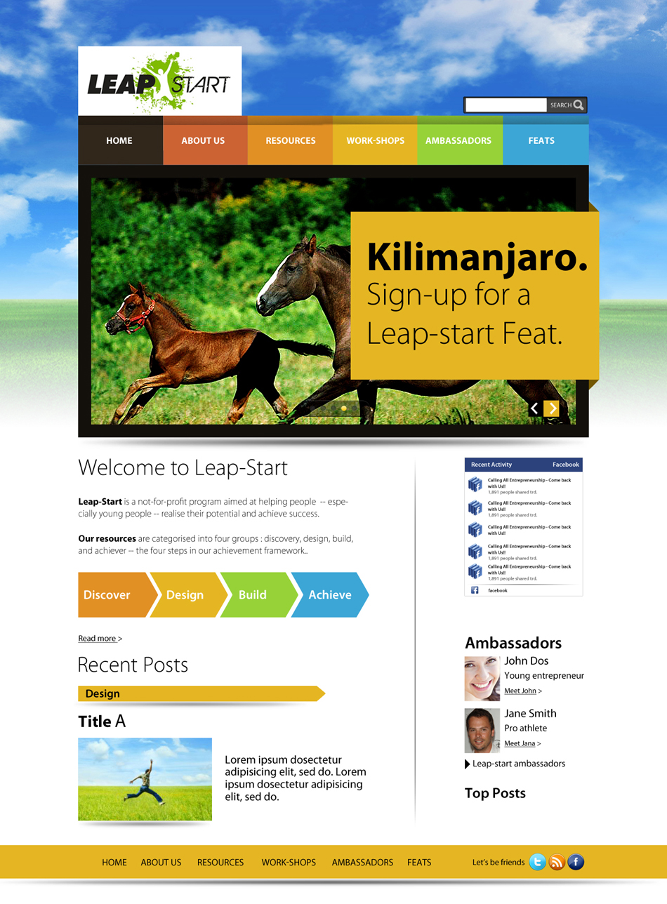 Web Design by Impressive Solutions for this project | Design #715132