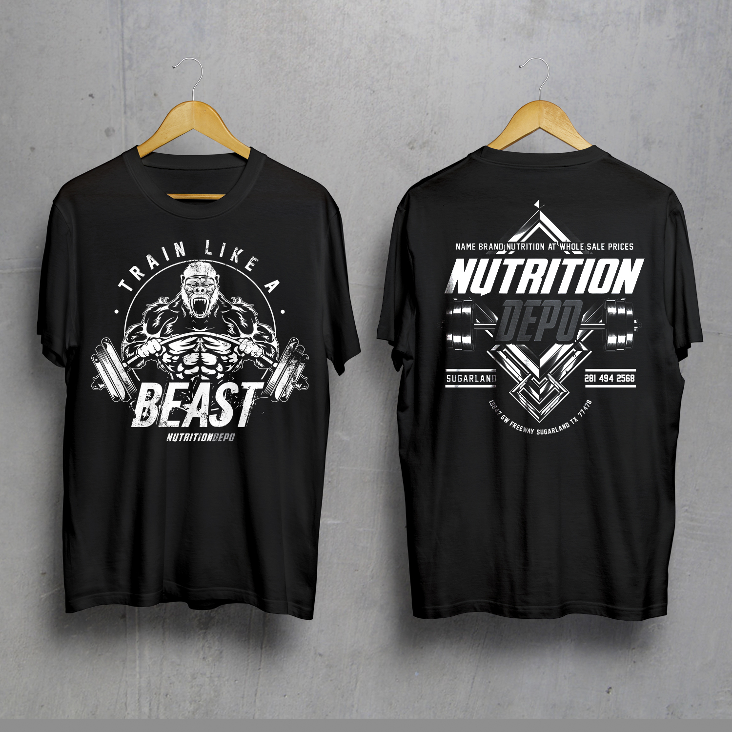 T-shirt Design by jeffdefy for Nutrition Depot | Design #22229334