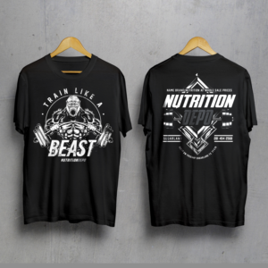 T-shirt Design by jeffdefy for Nutrition Depot | Design: #22229334