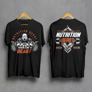 T-shirt Design by jeffdefy for Nutrition Depot | Design: #22243288