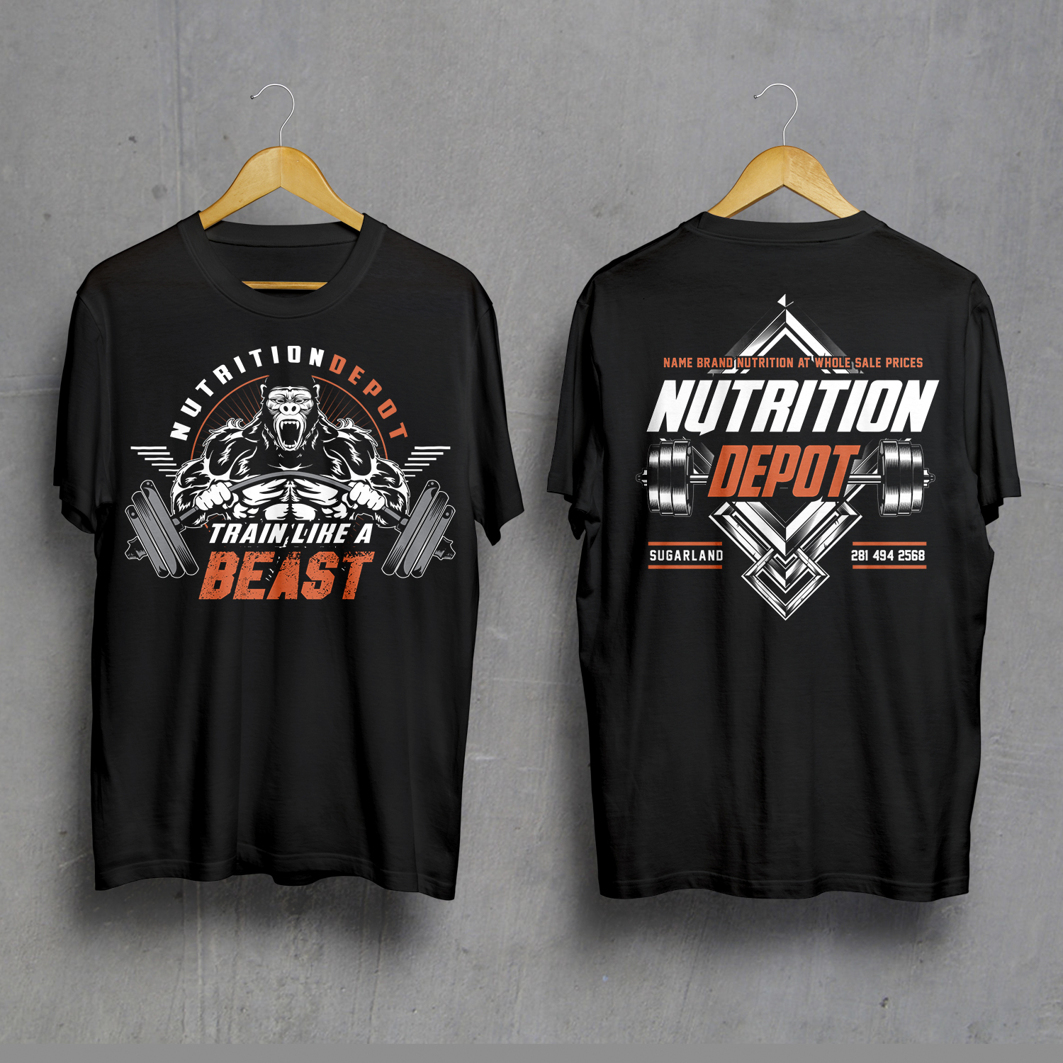 T-shirt Design by jeffdefy for Nutrition Depot | Design #22259728