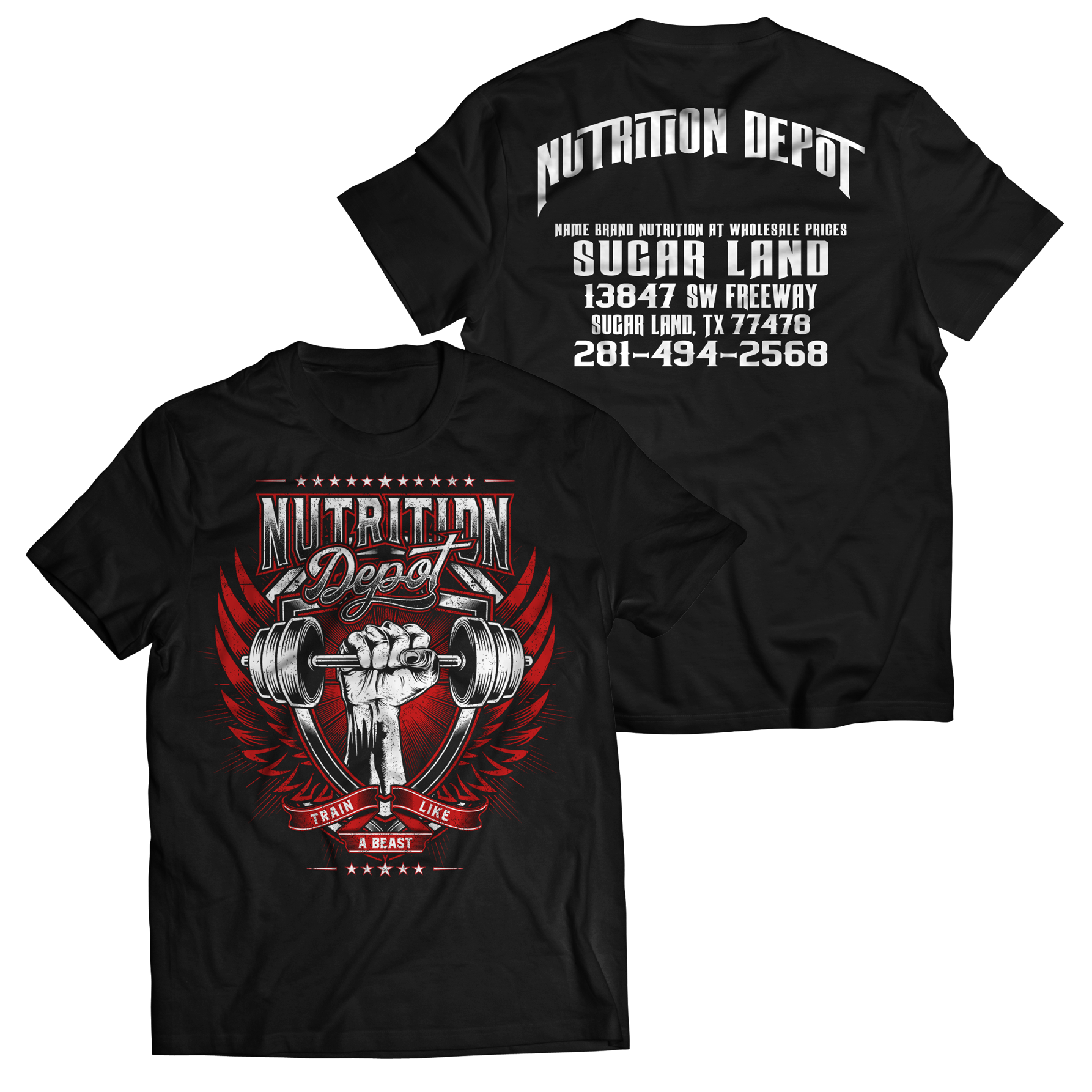T-shirt Design by ^^ BlOODST@INS ^^ for Nutrition Depot | Design #22239624