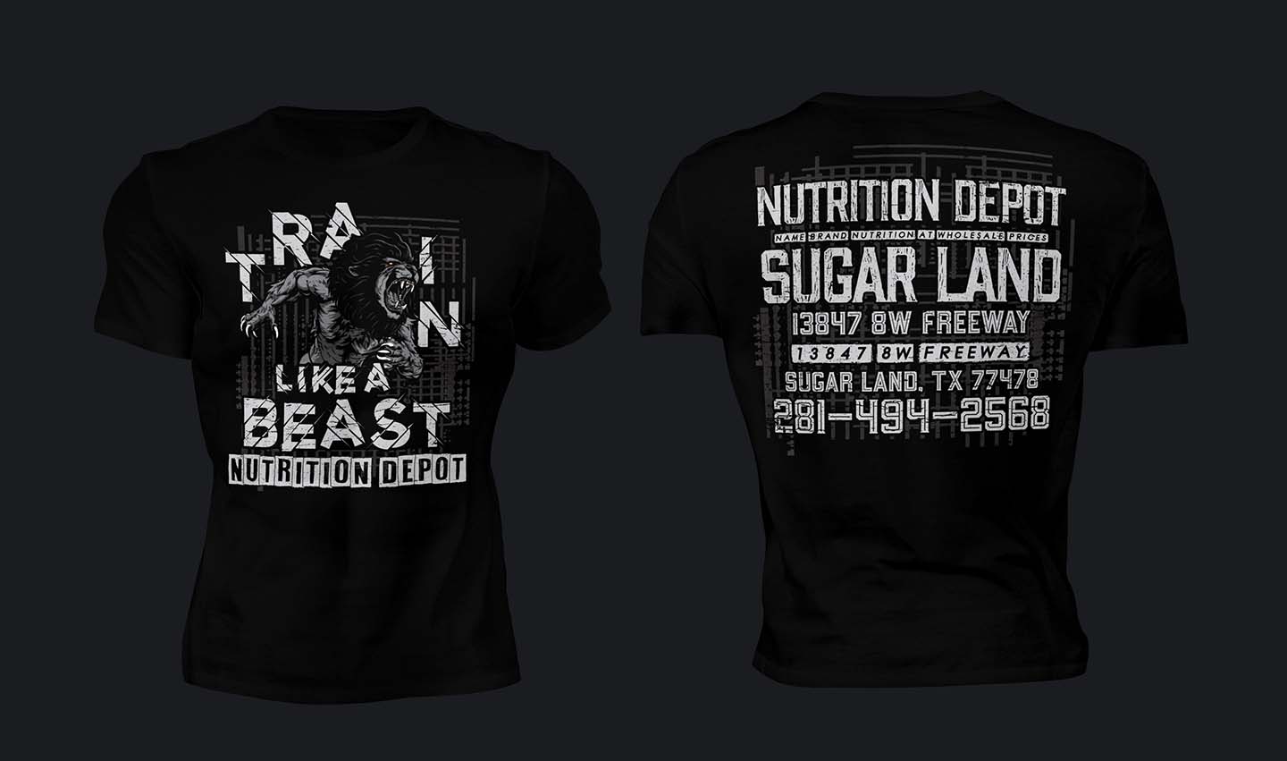 T-shirt Design by Yafi Mridha for Nutrition Depot | Design #22235035
