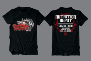 T-shirt Design by Uprinteez for Nutrition Depot | Design: #22226524
