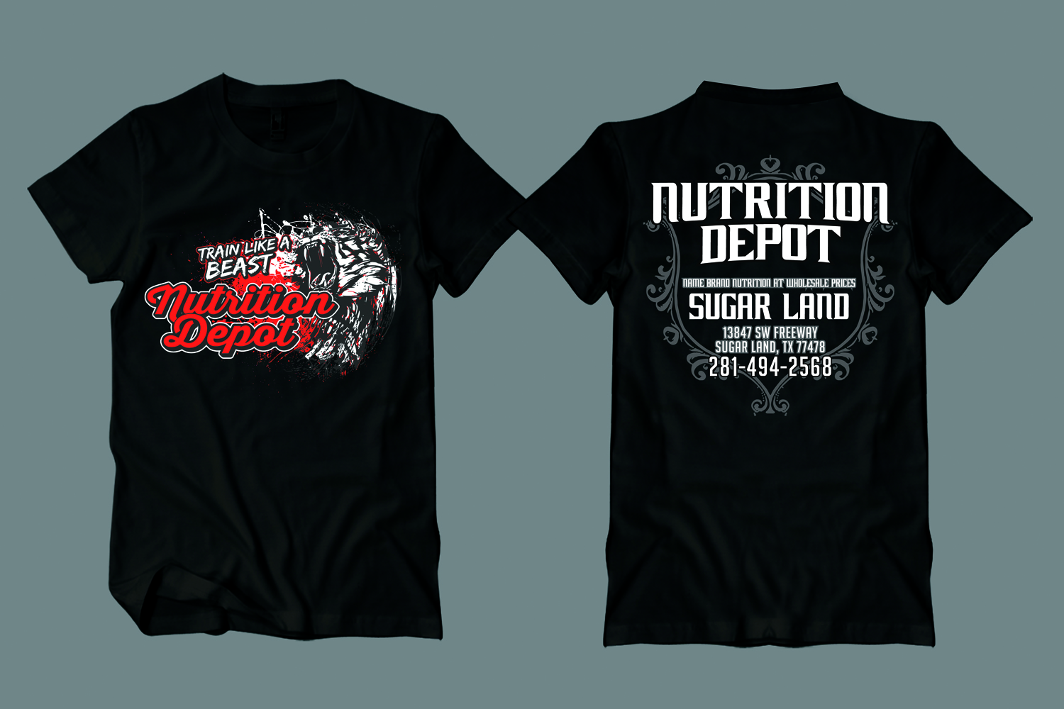 T-Shirt-Design von Uprinteez für Nutrition Depot | Design #22226680