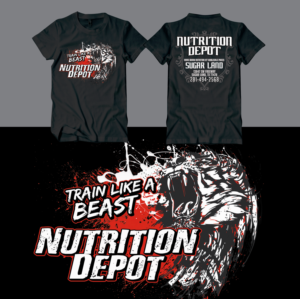 T-shirt Design by Uprinteez for Nutrition Depot | Design: #22228833