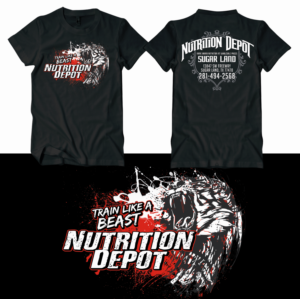 T-shirt Design by Uprinteez for Nutrition Depot | Design: #22240763