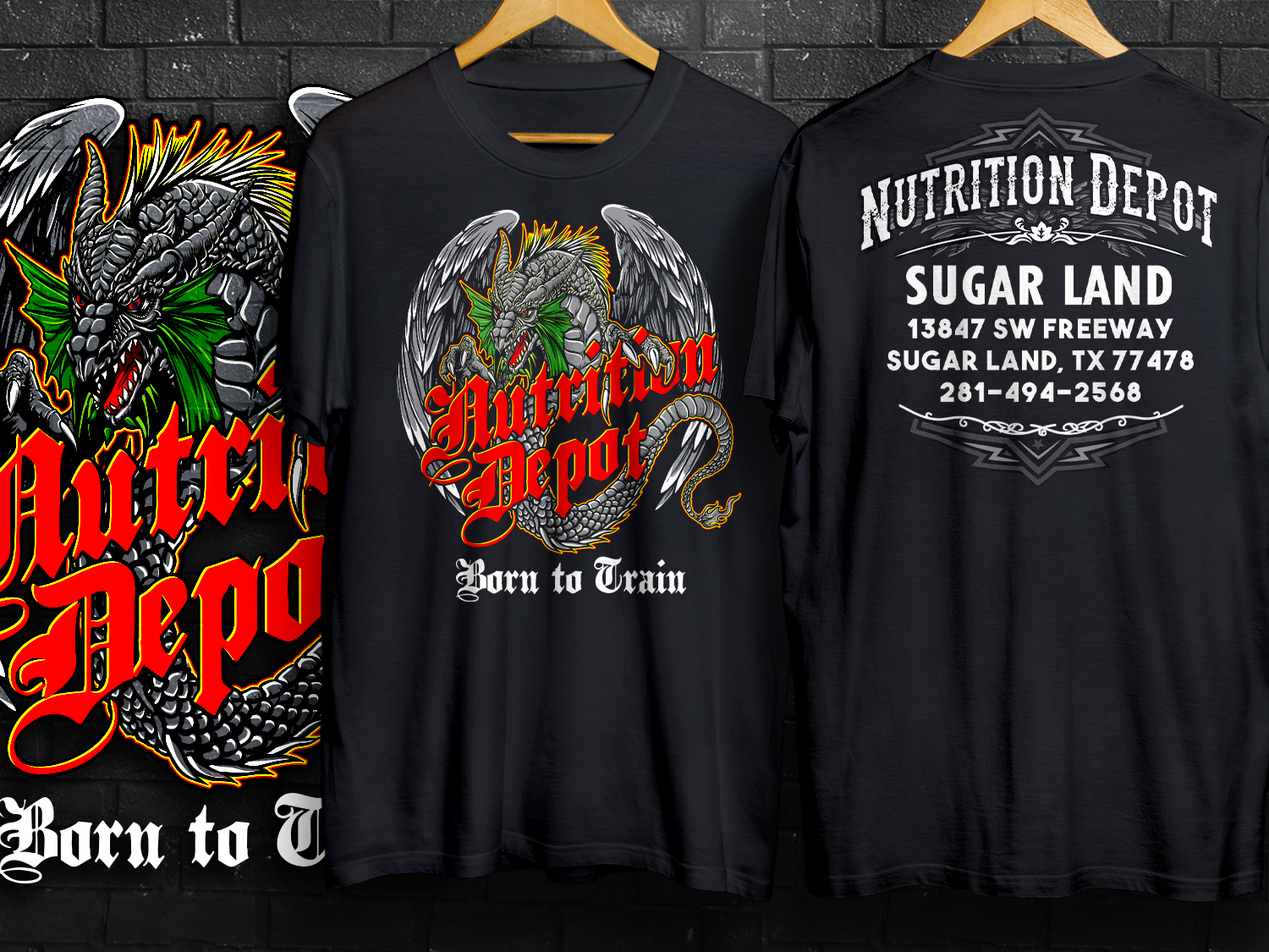 T-Shirt-Design von 99.degree für Nutrition Depot | Design #22245854
