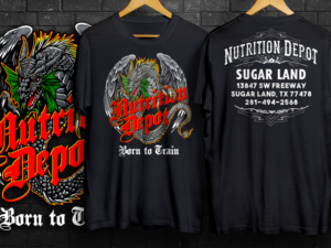 Nutrition Depot t-shirt design #2 | T-shirt Design by 99.degree