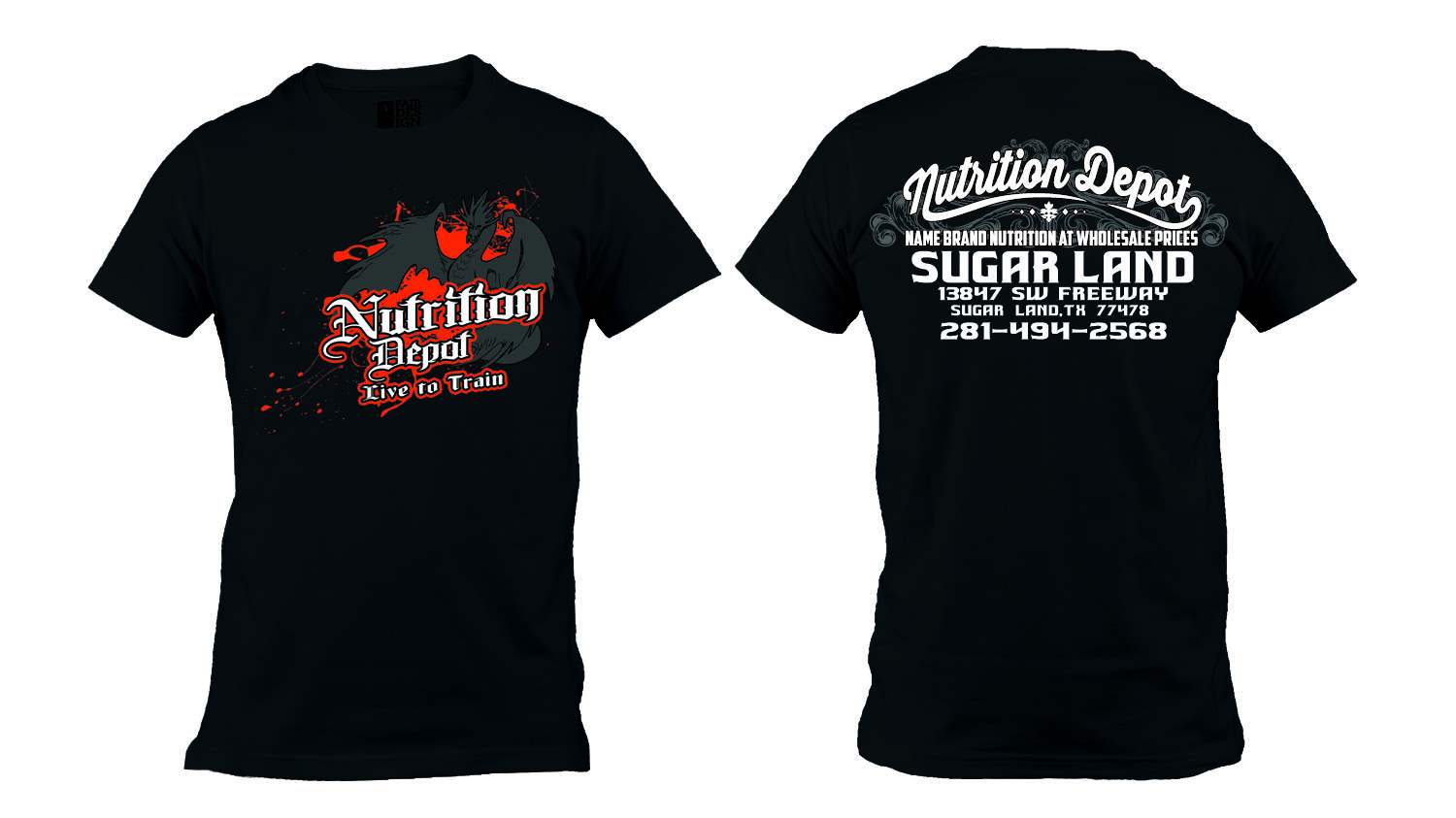T-shirt Design by Uprinteez for Nutrition Depot | Design #22226651
