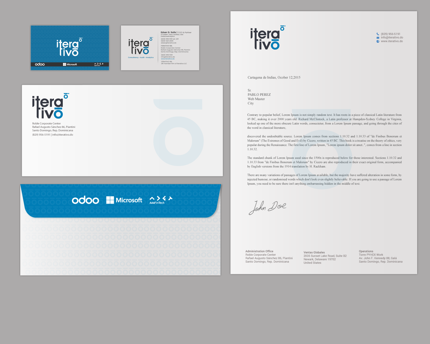 Diseño de Papelería por chandrayaan.creative para iterativo | Diseño #22215479