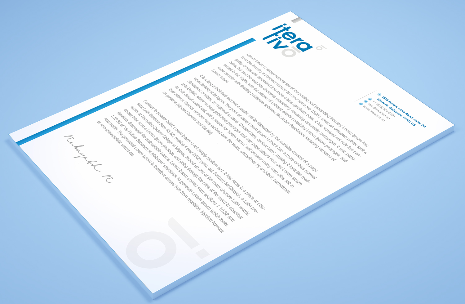 Stationery Design by Petter Goms for iterativo | Design #22195223