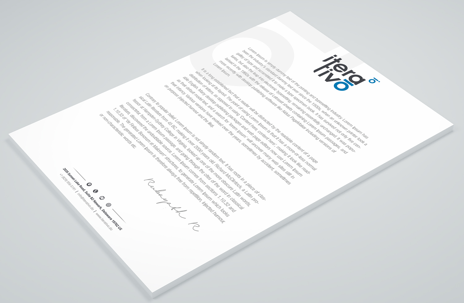 Design de Papeterie par Petter Goms pour iterativo | Design #22199697