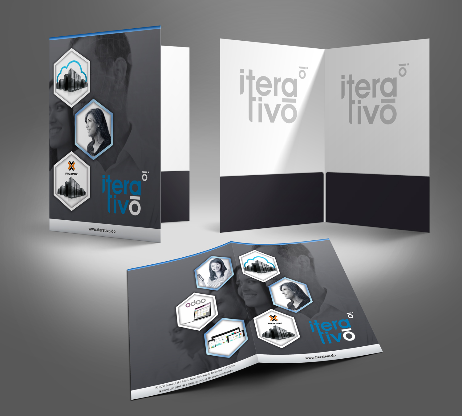Stationery Design by Petter Goms for iterativo | Design #22244246