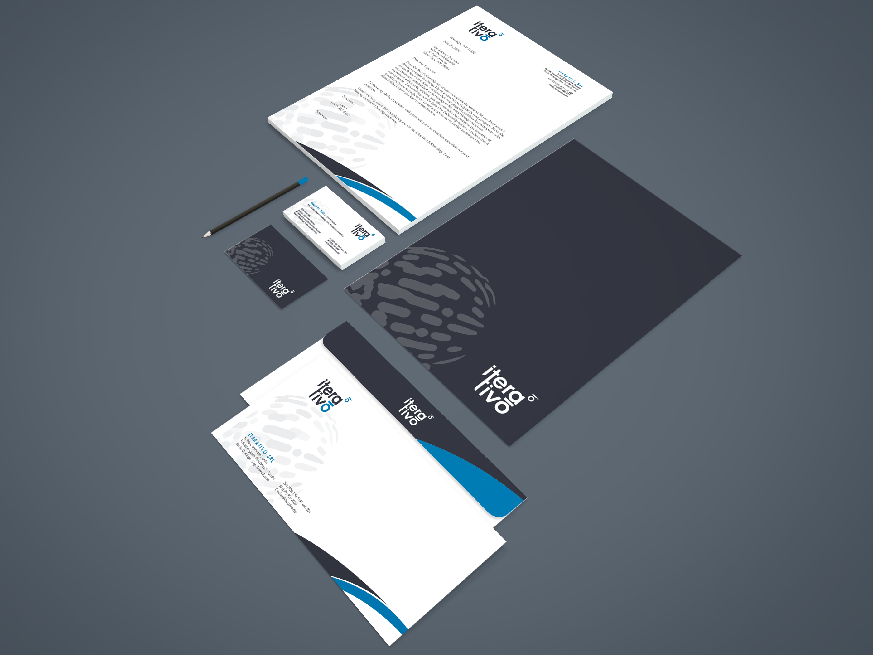 Stationery Design by nafizrahat for iterativo | Design #22200925
