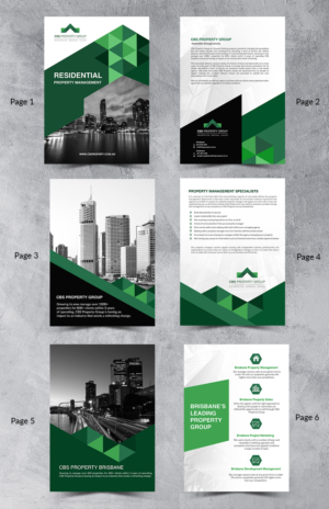 Modern Corporate Brochure For Australian Real Estate Agency | Flyer Design by innovative earth