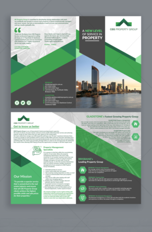 Modern Corporate Brochure For Australian Real Estate Agency | Diseño de Flyer por DA.