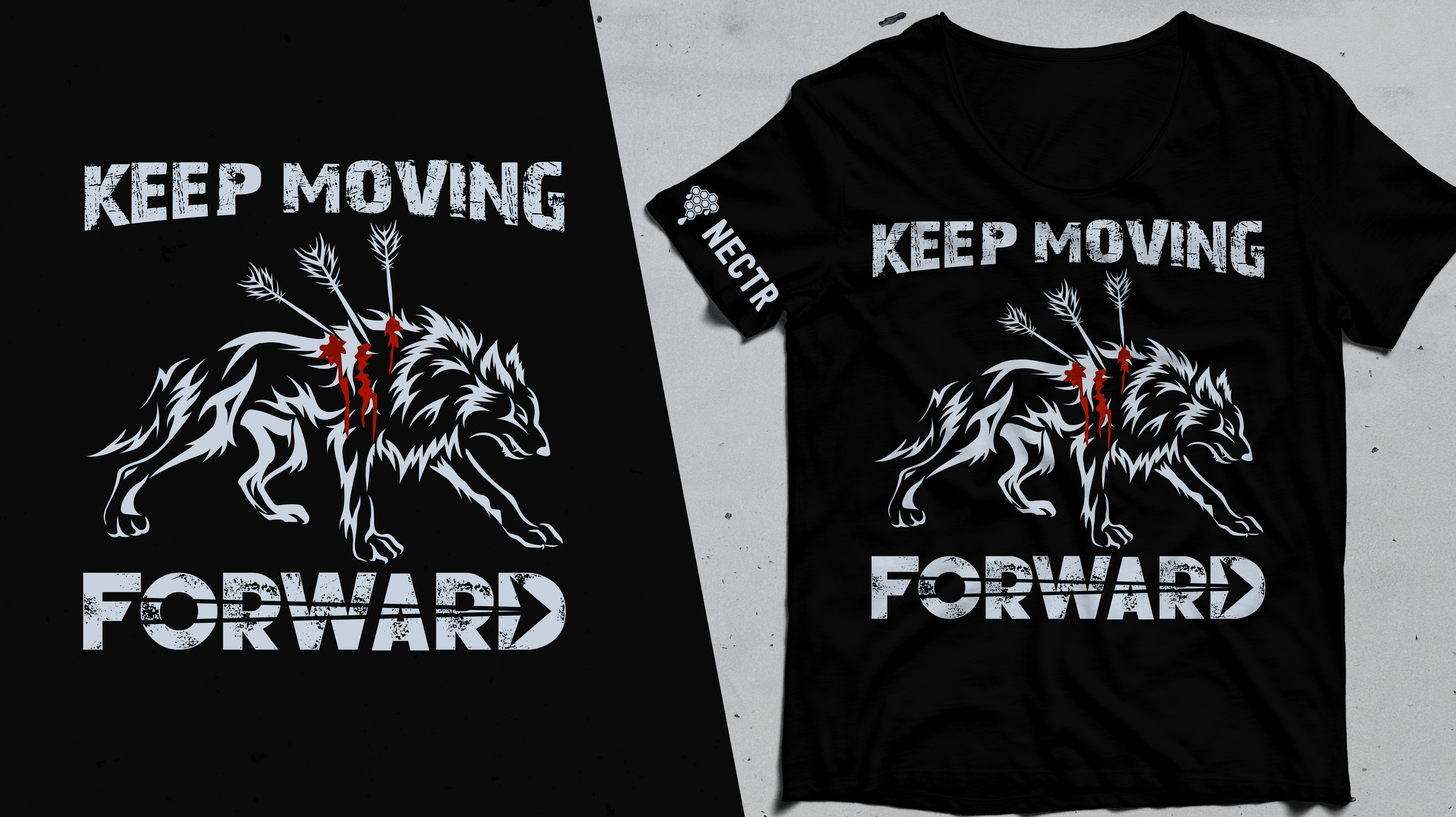 T-shirt Design by SAI DESIGNS for NECTR | Design #22232528