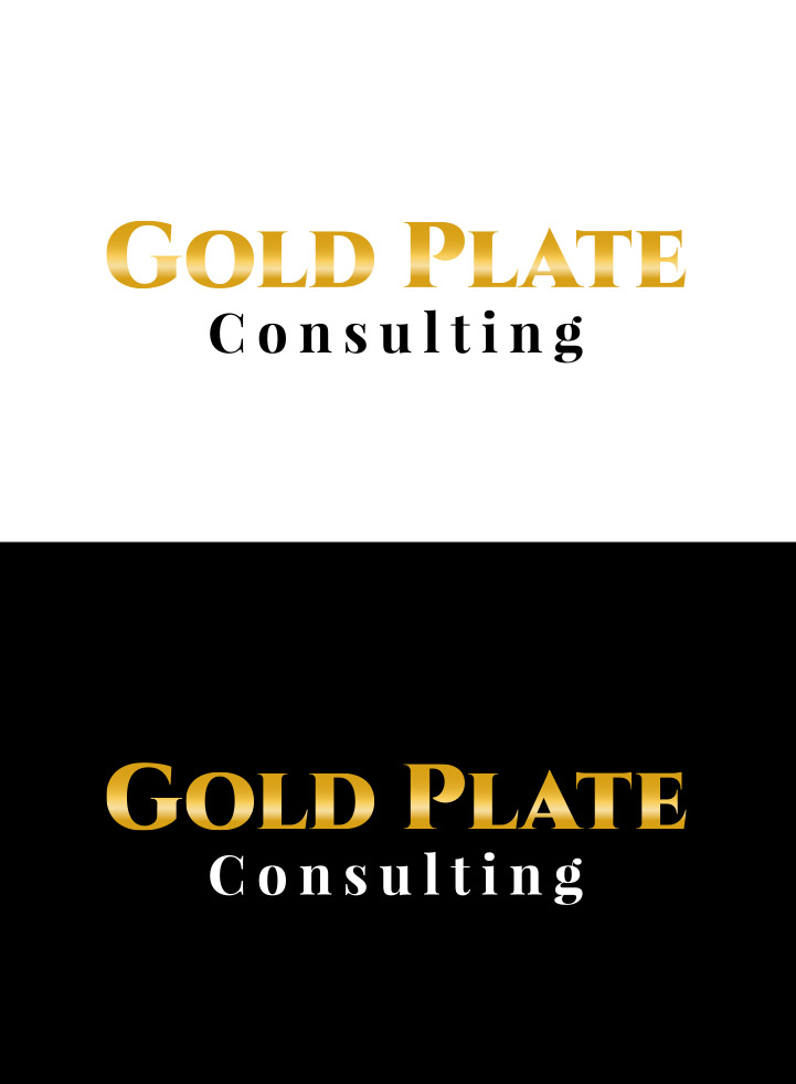 Logo Design by CC Creative Design for Gold Plate Consulting | Design #22204780