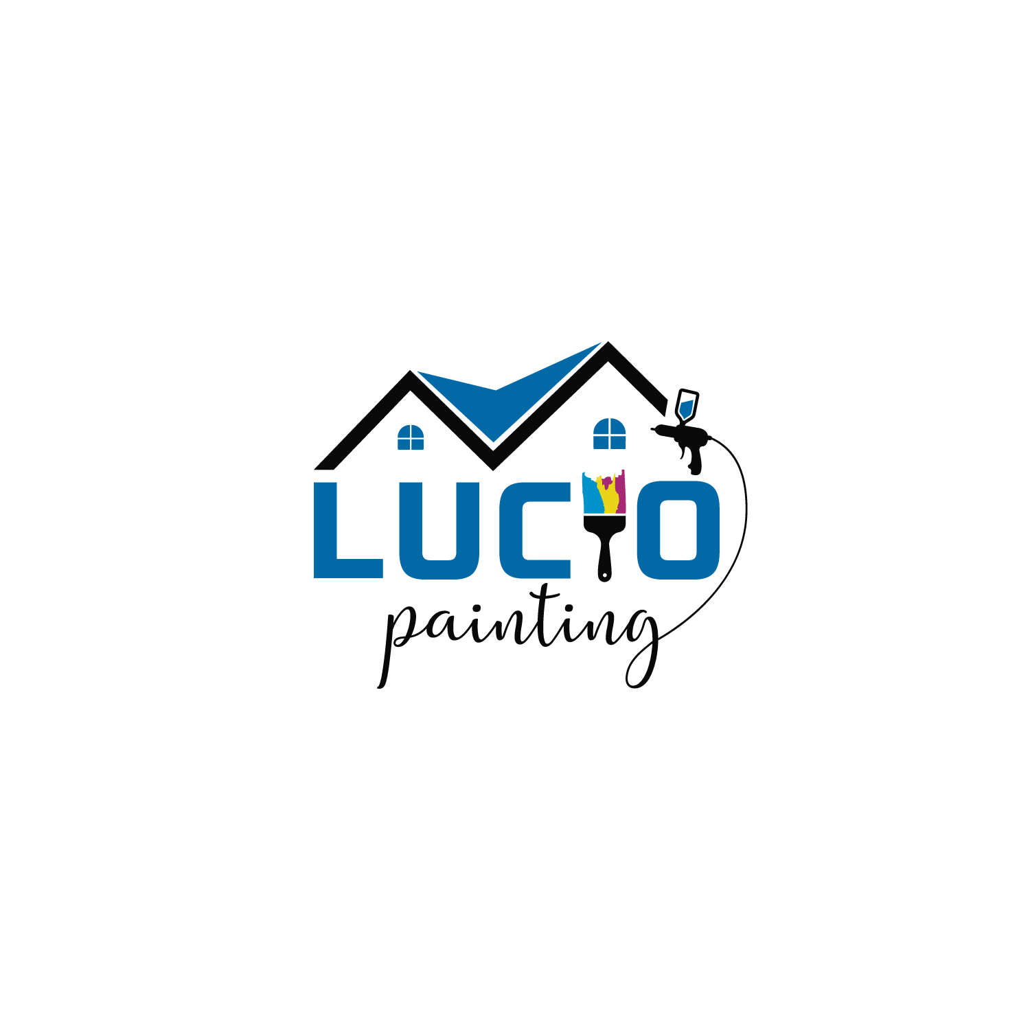 Logo Design by LAXMI DESIGNHUB for Lucio Painting LLC | Design #22309882