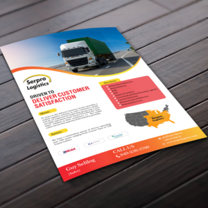 Flyer Design by debdesign for Serpro Logistics | Design: #22225767