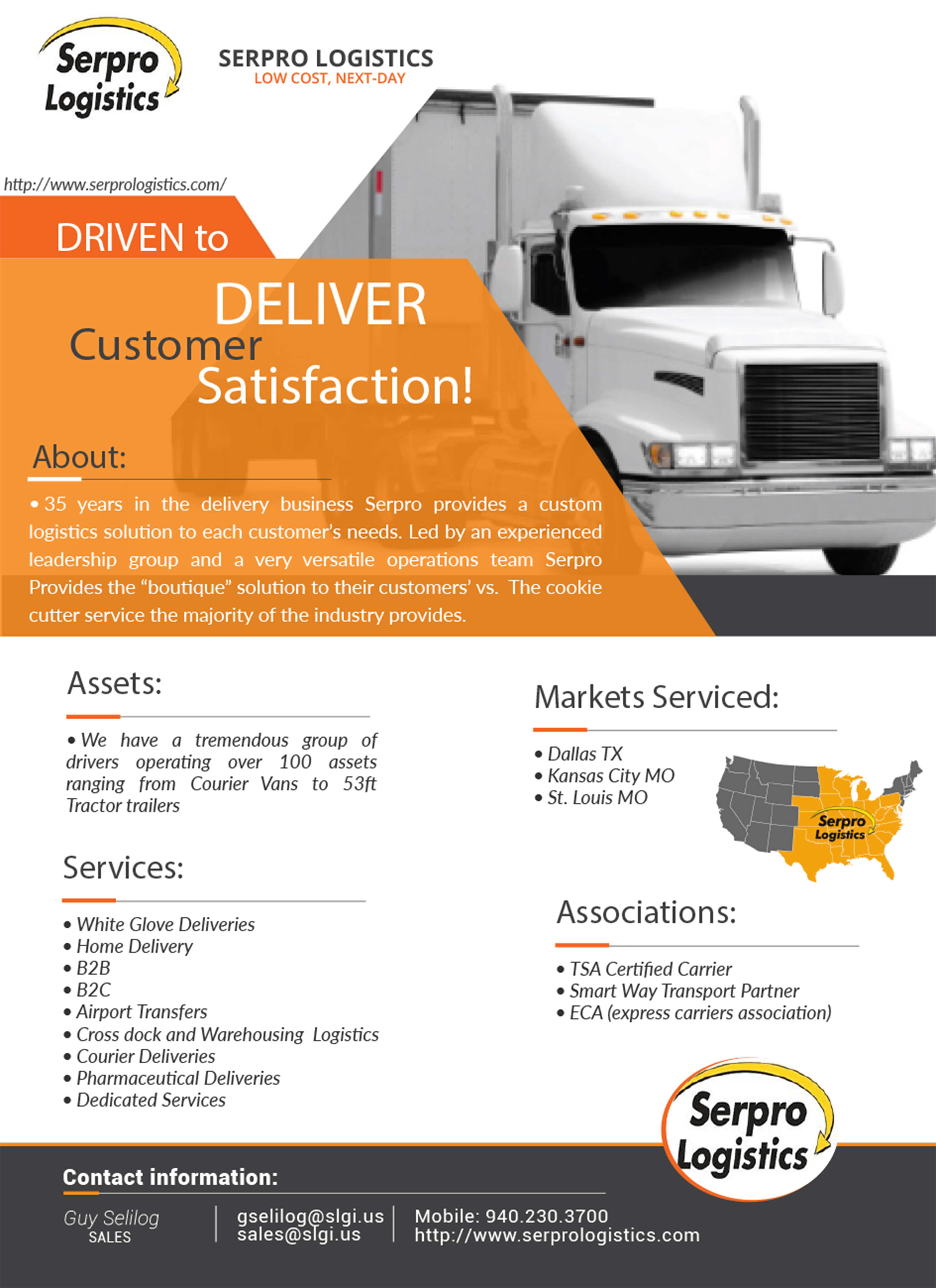 Flyer-Design von Ilieda 2 für Serpro Logistics | Design #22217248