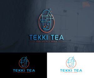 Tekki Tea: Boba Specialty Drinks | Diseño de Logo por step forward 2