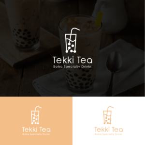Tekki Tea: Boba Specialty Drinks | Logo Design by -:SD:-