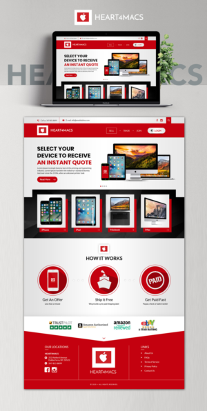 Website page design | Web Design by SAI DESIGNS